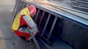Процесс пескоструйной обработки Contracor