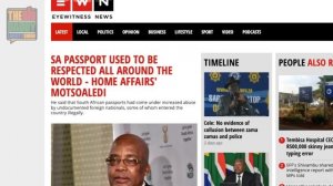 Durban Municipality assets seized, SA passport loses power & beware the freeway robbers  | VN | 24