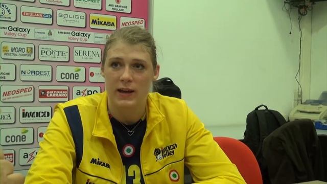 Samanta Fabris "I primi due set sono stati perfetti" смотреть онлайн