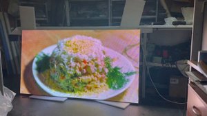 Светодиодный видеоэкран. Шаг пикселя 3.076 мм.