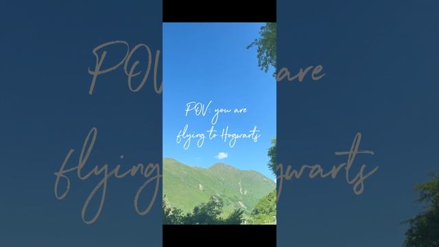 You are flying to Hogwarts