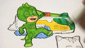 Герои в масках раскраска героев PJ Masks heroes coloring