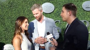 Ryan Serhant & Emilia Bechrakis at the US Open Opening Night Gala