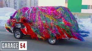 БУСИК в НОВОГОДНЕМ ДОЖДЕ - С НОВЫМ 2020 ГОДОМ!!!