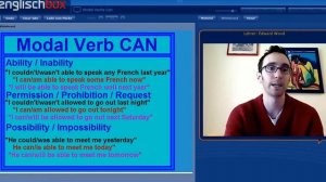 English Lesson | Modal Verbs | CAN and COULD