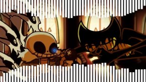 Hellish Corridor [ Sans vs Bendy | Burning in Hell x Last Reel ] Friday Night Funkin' Mashup