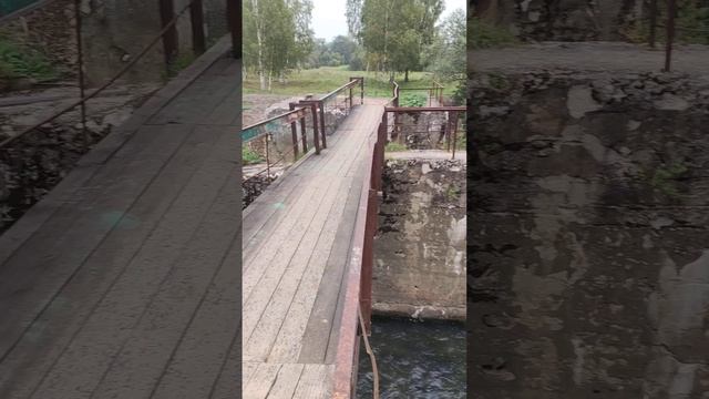 Остатки ГЭС в Мишнево
