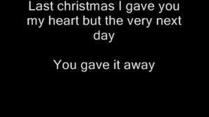 Wham-Last Christmas-Lyrics