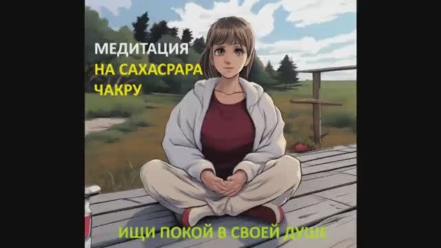 💜Короткая медитация на наполнение сахасрара-чакры💜 #медитации #бесплатныемедитации #сахасрара