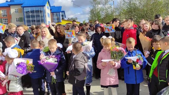 6/ День Знаний Школа 1 Посёлок Пангоды Надымский район ЯНАО 1 Сентября 2022г.