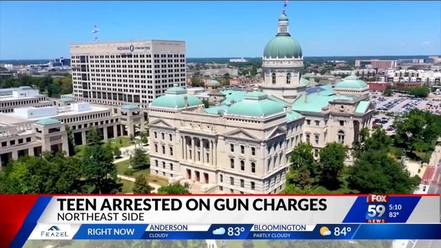 Indy teen is arrested for carrying AR style gun around a local motel