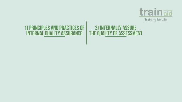 Train Aid - Level 4 Award in the IQA of Assessment Processes and Practice - Explained смотреть онлайн
