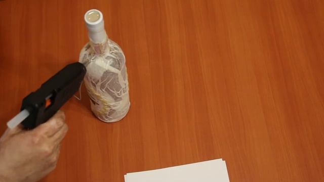 Декор бутылки. Как сделать красивую бутылку. смотреть онлайн