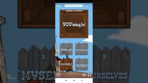 playing word wall game open the box