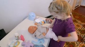 Играем беби борном (BABY BORN) в дочки-матери