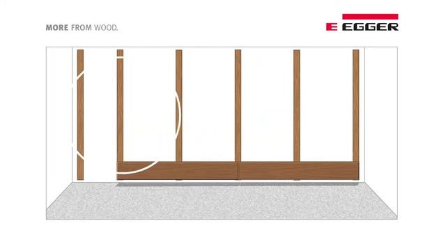 ламинат EGGER установка на стену ламината с замком JUST clic смотреть онлайн