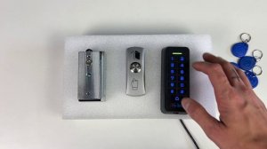 Видеоинструкция Комплект СКУД Ps-Link KIT-K33EM-350 / кодовая панель / RFID / замок 350