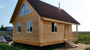 Обзор бани со вторым светом.