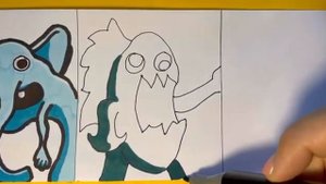 РИСОВАНИЕ / ИГРА / DRAWING  HOW TO DRAW  MONSTERS  Garten of BANBAN