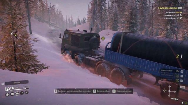 SnowRunner Аляска. сложный режим, прохождение 39. 17.03.2024