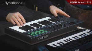 Обзор MIDI-клавиатуры NEKTAR Impact LX 25
