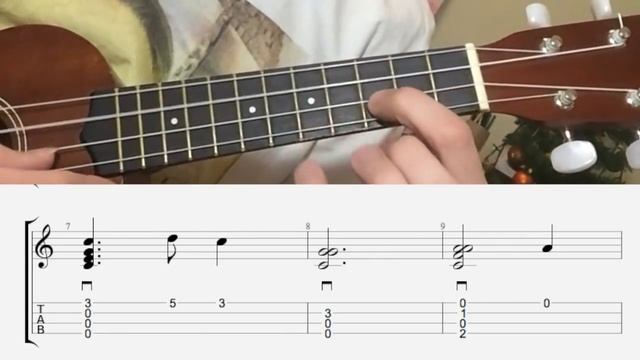 UKULELE. SILENT NIGTH UKULELE TUTORIAL