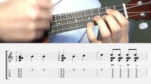 UKULELE. MOZART - WIEGENLIED (LULLABY) UKULELE TUTORIAL