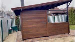 Беседка 4х4 + Мангальный комплекс. Мангал в беседке, мангал, беседка. Готовые решения.