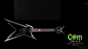 Heavy Metal Backing Track in Cm