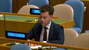 Right of reply Mr. Dmitry Glukhov at the UNGA plenary meeting on “General and complete disarmament”