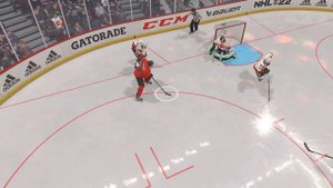 NHL 22 игра в защите ботов