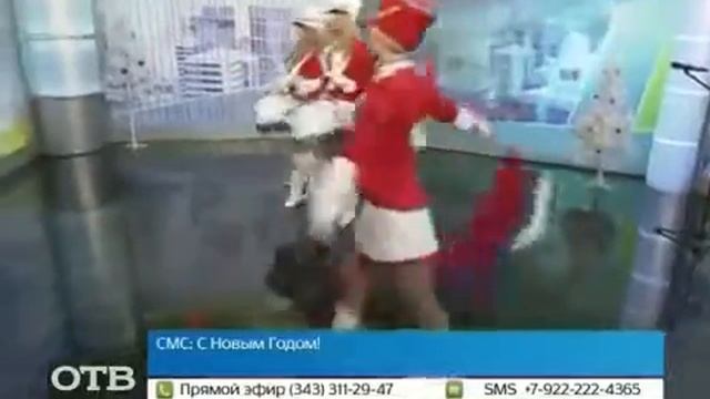 Новый год на УтроТВ  Шоу барабанщиц "ДИНАСТИЯ"