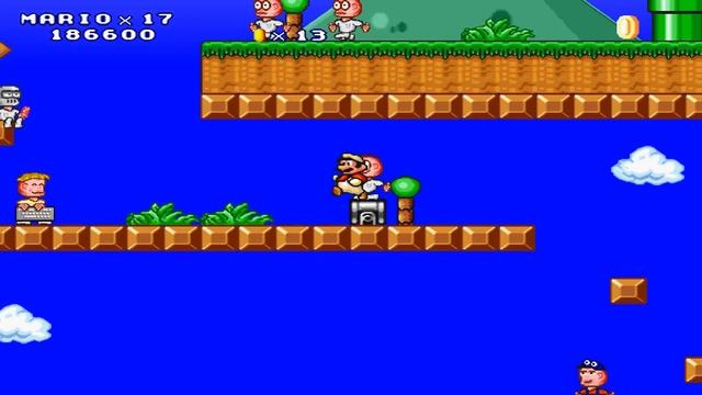 Mario Forever секретный уровень в human laboratory world