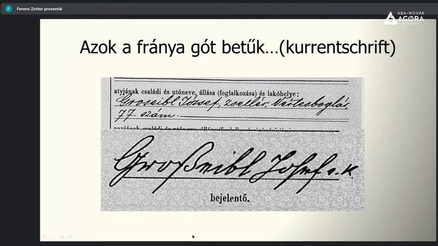 Néhány jó tanács az anyakönyvek kiolvasásához - Zotter Ferenc előadása, Családkutatók klubja смотреть онлайн