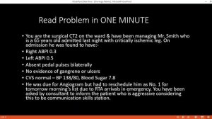 COMMUNICATION SKILLS STATION OF ANGRY PATIENT | RESCHEDULING ANGIOGRAM