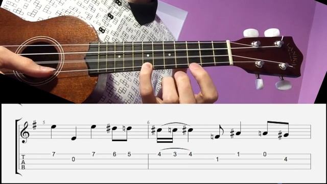 UKULELE. THE IMPERIAL MARCH UKULELE TUTORUAL