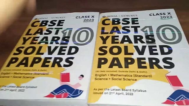 Oswal - Gurukul Last Years 10 Solved Papers for CBSE Class 10 Exam 2023 Book Review