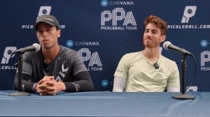 Pablo Tellez and Federico Staksrud Men's Doubles Finalists