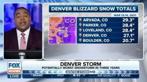 'Weather Repeats Itself': Denver To Be Blasted Three Years To The Day After Last Major Snowstorm