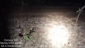 Convoy S2+, Nichia 519A 4500k, 5A 4 mode driver, Smooth Reflector