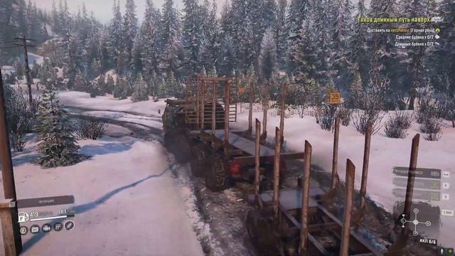 SnowRunner Аляска. сложный режим, прохождение 30. 8.03.2024