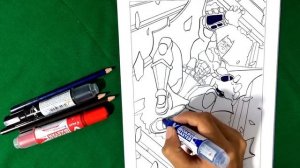 SPIDER-MAN And The Avengers / All Spider-Man Coloring Pages / Ho to Draw Spider-Man