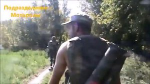 Подразделение Мотороллы выжигает техникгу СПГ-9/Motorola's unit on a mission. Firing SPG-9