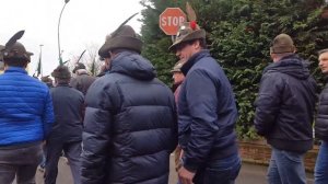 06.03.2016 A Caorso, in provincia di Piacenza, con gli Alpini di Verceia, e Caorso.