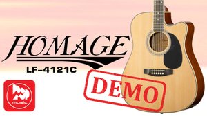 Акустическая гитара HOMAGE LF-4121C-N - демонстрация звучания