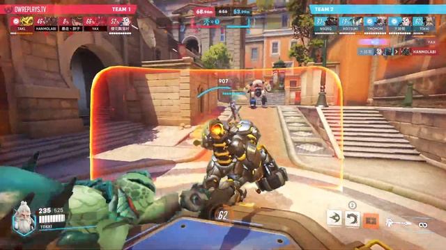 Rein & Doom vs counter by TOKKI — Overwatch 2 Replay X73W3H