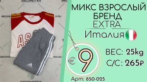 Продано! 850-025 #1928 Микс взрослый бренд Экстра Всесезон Италия