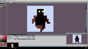67. 16x16 character walk and run animation. PIXEL ART Master Course