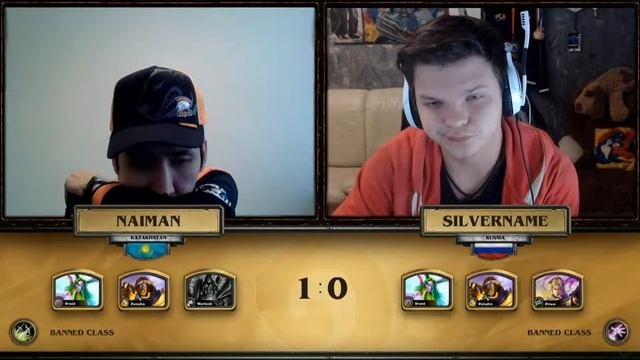 ПУКИЧ (ПРЕДСТАВЛЯЮ РОССИЮ) SilverName Vs  Naiman Hearthstone Starladder
