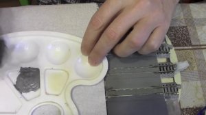 Асфальтовая дорога на макете